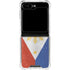 Philippines Flag Distressed Galaxy Z Flip6 Clear Case